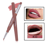 MISS ROSE Most Popular Color Number 01#-06# 2 In 1 Lip Liner Pencil Lipstick Makeup Waterproof Lipliner Pen Makeup Set TSLM2