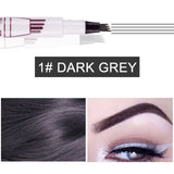 Microblading Tattoo Eyebrow Ink Pen Fork Tip Sketch Enhancer Waterproof Eye Brow Makeup Pencil Hot Mdf