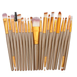 La Milee 20/5Pcs Makeup Brushes Set Eye Shadow Foundation Powder Eyeliner Eyelash Lip Make Up Brush Cosmetic Beauty Tool Kit Hot