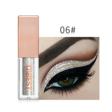 Hot 15 Colors Liquid Glitter Eyeshadow Pencil Shimmer Eyeshadow Waterproof Long-lasting Shimmer Eyeshadow Eye Makeup Accessories