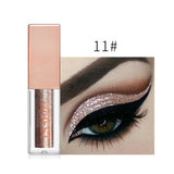 Hot 15 Colors Liquid Glitter Eyeshadow Pencil Shimmer Eyeshadow Waterproof Long-lasting Shimmer Eyeshadow Eye Makeup Accessories