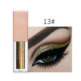 Hot 15 Colors Liquid Glitter Eyeshadow Pencil Shimmer Eyeshadow Waterproof Long-lasting Shimmer Eyeshadow Eye Makeup Accessories