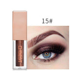 Hot 15 Colors Liquid Glitter Eyeshadow Pencil Shimmer Eyeshadow Waterproof Long-lasting Shimmer Eyeshadow Eye Makeup Accessories