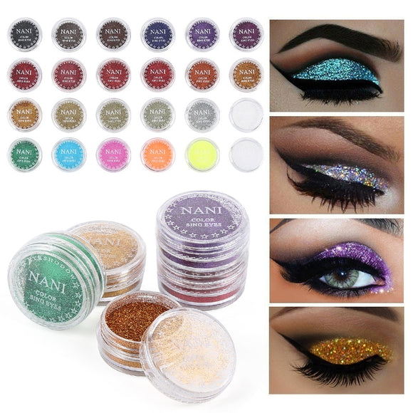 2019 Shiny Eye Shadow 24color Multicolor Matte Makeup Loose Powder Flexible Long-lasting Glitter Eye Shadow Pearl Powder TSLM2