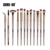 12 Pcs/lot Makeup Brushes Set Eye Shadow Brushes Blending Eyeliner Eyelash Eyebrow Brushes for Makeup Brochas Maquillaje