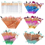 20Pcs Diamond Makeup Brushes Set Powder Foundation Blush Blending Eye shadow Lip Cosmetic Beauty Make Up Brush Pincel Maquiagem