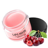 Cherry Lip Sleeping Mask Exfoliator Lips Balm Moisturizer Nourish Lip Plumper Enhancer Vitamin Skin Care Night Cream