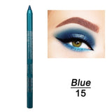 New Eye Liner Pencil Long-lasting Waterproof Pigment Green Brown Black Eyeiner Pen Women Fashion Color Eye Makeup Cosmetic TSLM2