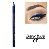 New Eye Liner Pencil Long-lasting Waterproof Pigment Green Brown Black Eyeiner Pen Women Fashion Color Eye Makeup Cosmetic TSLM2