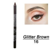 New Eye Liner Pencil Long-lasting Waterproof Pigment Green Brown Black Eyeiner Pen Women Fashion Color Eye Makeup Cosmetic TSLM2