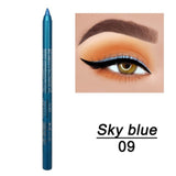 New Eye Liner Pencil Long-lasting Waterproof Pigment Green Brown Black Eyeiner Pen Women Fashion Color Eye Makeup Cosmetic TSLM2