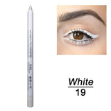 New Eye Liner Pencil Long-lasting Waterproof Pigment Green Brown Black Eyeiner Pen Women Fashion Color Eye Makeup Cosmetic TSLM2