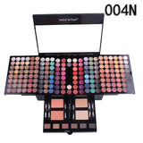 Eyeshadow Palette Case Makeup Set of 180 colors Shimmer Matte Eye Shadow Cosmetics Box Blush Powder 6 color Bronzer Make up Kit