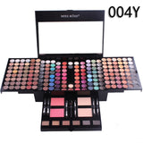 Eyeshadow Palette Case Makeup Set of 180 colors Shimmer Matte Eye Shadow Cosmetics Box Blush Powder 6 color Bronzer Make up Kit