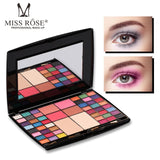 Eyeshadow Palette Case Makeup Set of 180 colors Shimmer Matte Eye Shadow Cosmetics Box Blush Powder 6 color Bronzer Make up Kit