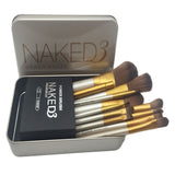 Urban Decay NAKED 3 Makeup Brush Set Eye Shadow Foundation Powder Eyeliner Eyelash Lip Make Up Brush Cosmetic Beauty Tool Kit