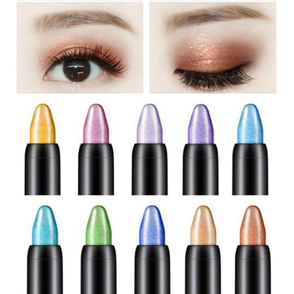 YMSMT Color 1pc Beauty Highlighter Eye Shadow Pen Cosmetic Flash Eye Shadow Rotating Eye Shadow Eyeliner 16 Color Optional