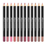 12 Color Matte Lip Liner Waterproof Lasting Lip Gloss Lips Makeup lipliner Make up Tools