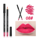 Sexy Matte Lip liner Pigments Waterproof Long Lasting No Blooming Lip Liner Pencil beauty Makeup color optional 12 Color TSLM1