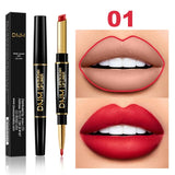 HOT!!12 Colors Waterproof Long Lasting Matte Liquid Lipstick Lip Liner Moisturizing Contour Cosmetics TSLM1(Give back to fans)