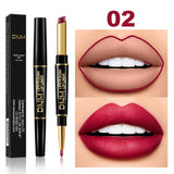 HOT!!12 Colors Waterproof Long Lasting Matte Liquid Lipstick Lip Liner Moisturizing Contour Cosmetics TSLM1(Give back to fans)