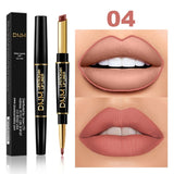 HOT!!12 Colors Waterproof Long Lasting Matte Liquid Lipstick Lip Liner Moisturizing Contour Cosmetics TSLM1(Give back to fans)