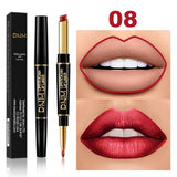 HOT!!12 Colors Waterproof Long Lasting Matte Liquid Lipstick Lip Liner Moisturizing Contour Cosmetics TSLM1(Give back to fans)