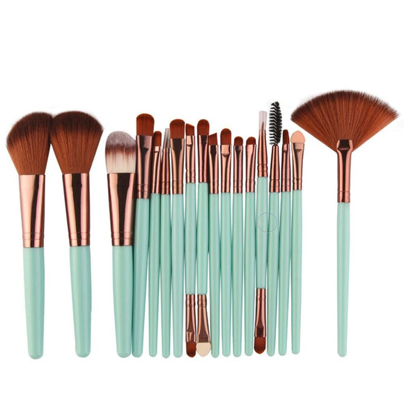 Cross Border for Maange 18 Makeup Brush Set with Fan-shaped Beauty Tool AliExpress EBay Hot Sales