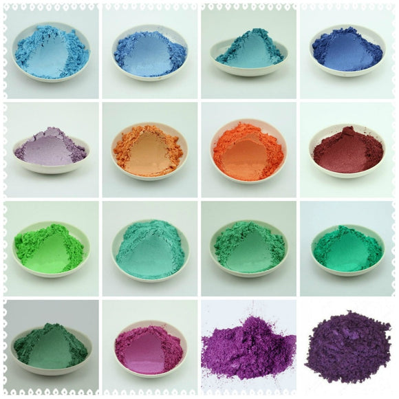 30g  Healthy Natural Mineral Mica Powder Diy For Soap Dye Soap Colorant  makeup eyeshadow Soap Powder  Free Shipping