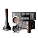 Eyeliner Cream With Brush Eye Makeup Waterproof Multifunctional Natural Eyeliner Eyeshadow  Gel Cream Eye Make Up