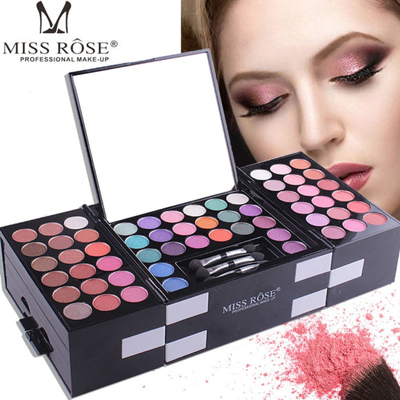 Professional 148 Color Makeups Palette Kit 142 Colors Eyeshadow Pallete Blush Eyebrow Powder Set HJL2018