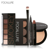 Focallure Make up set with Eyeshadow Eyebrow Eyeliner Face Powder Matte Lipstick in one Makeup Kit cosmetic set